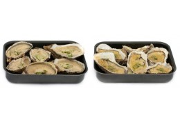 Huîtres de Bouzigues gratinées à la persillade