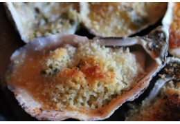 Recette d'huîtres au four, facile à realiser, pour 4 personnes
