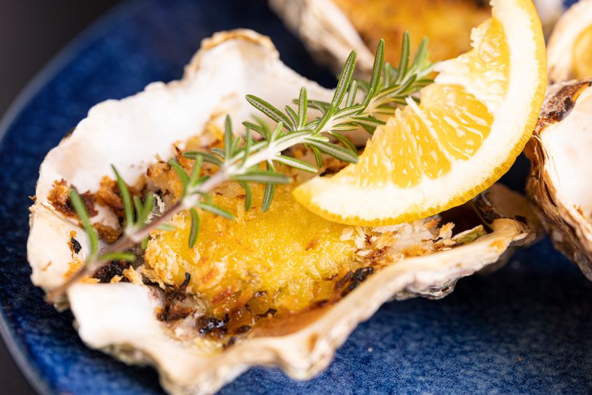 Huîtres Sauvages Chaudes au Beurre Blanc et Échalotes